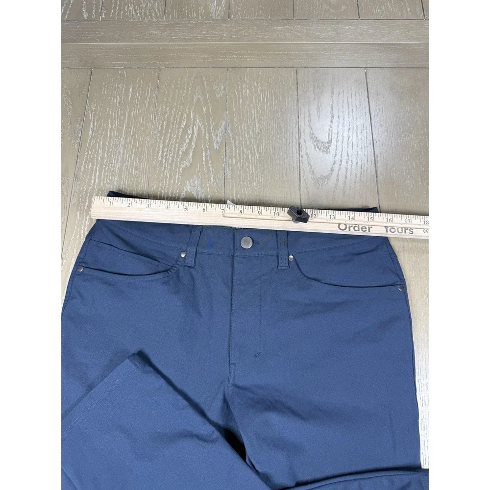 Lululemon ABC Pants Mens 30 Blue ABC Slim 5 Pocket Chino‎ Stretch Casual